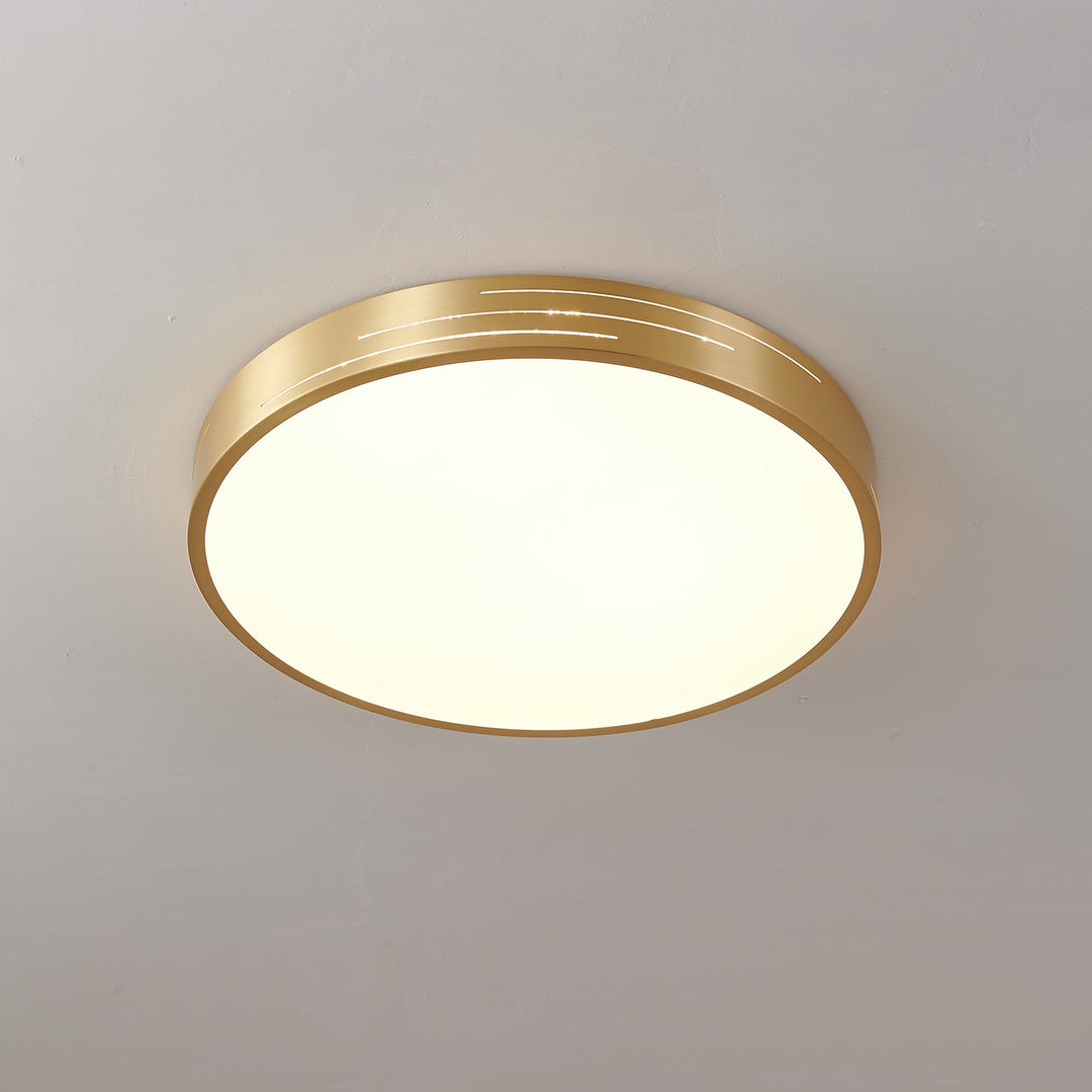 Lustra Plafonnier Laiton Acrylique Moderne - Neutralighting