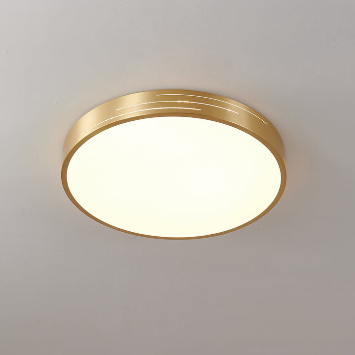 Lustra Plafonnier Laiton Acrylique Moderne - Neutralighting