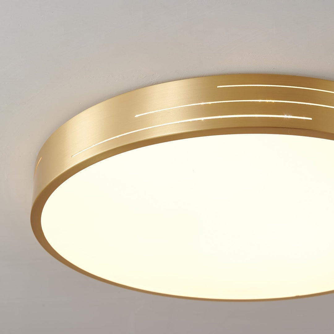 Lustra Plafonnier Laiton Acrylique Moderne - Neutralighting