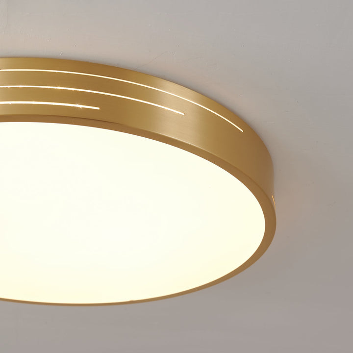 Lustra Plafonnier Laiton Acrylique Moderne - Neutralighting