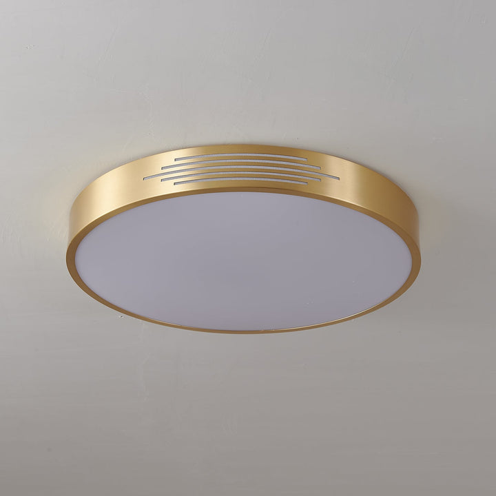 Lustra Plafonnier Laiton Acrylique Moderne - Neutralighting