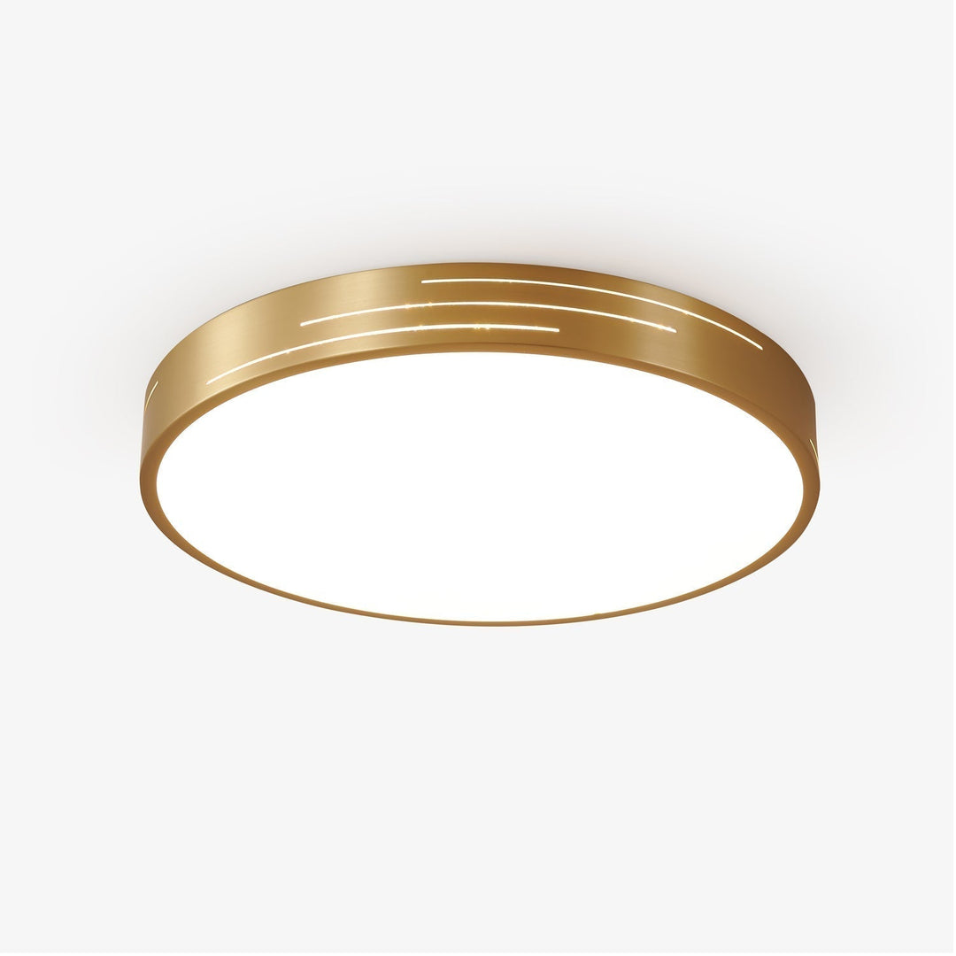 Lustra Plafonnier Laiton Acrylique Moderne - Neutralighting