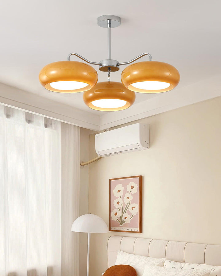 Tetra Plafonnier Triple Globe Rétro Moderne Salon - Neutralighting