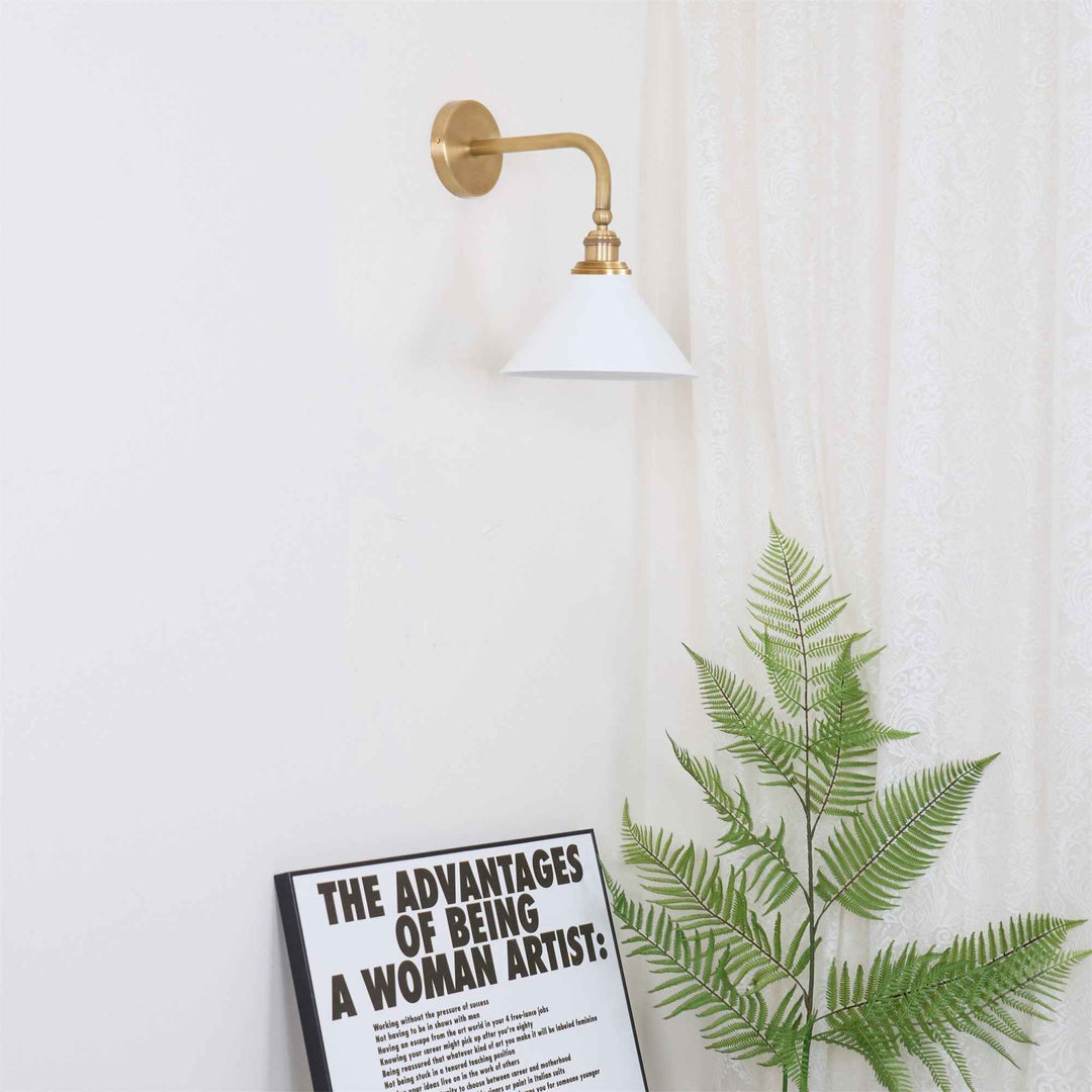 Zomareth Laiton 24cm Blanc Moderne