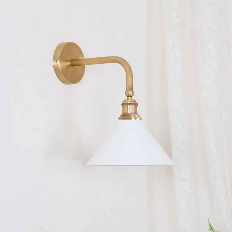 Zomareth Laiton 24cm Blanc Moderne