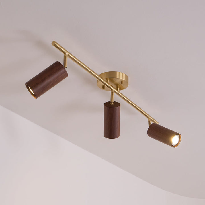 Liora Plafonnier sur Rail en Bois - Neutralighting