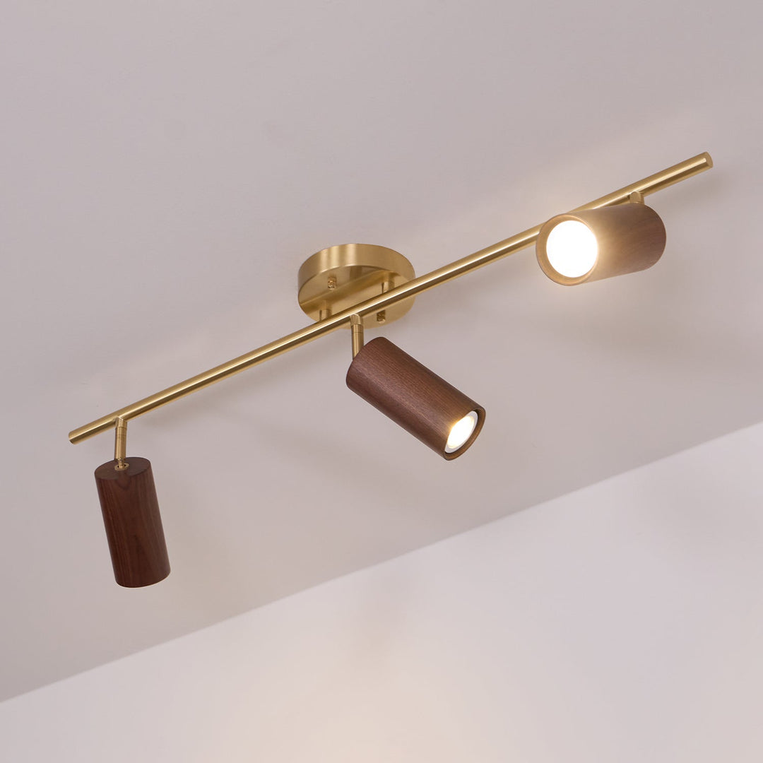 Liora Plafonnier sur Rail en Bois - Neutralighting