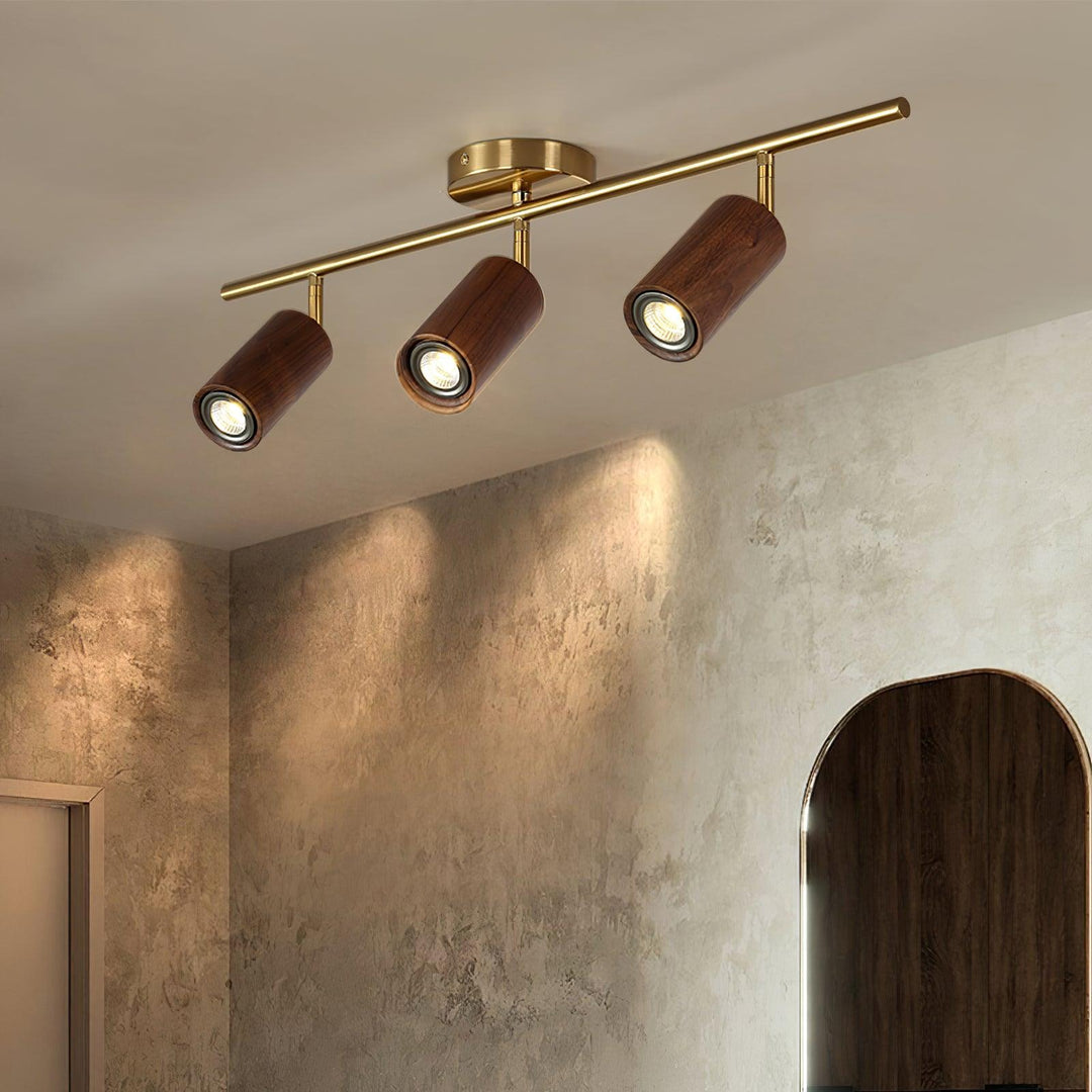 Liora Plafonnier sur Rail en Bois - Neutralighting