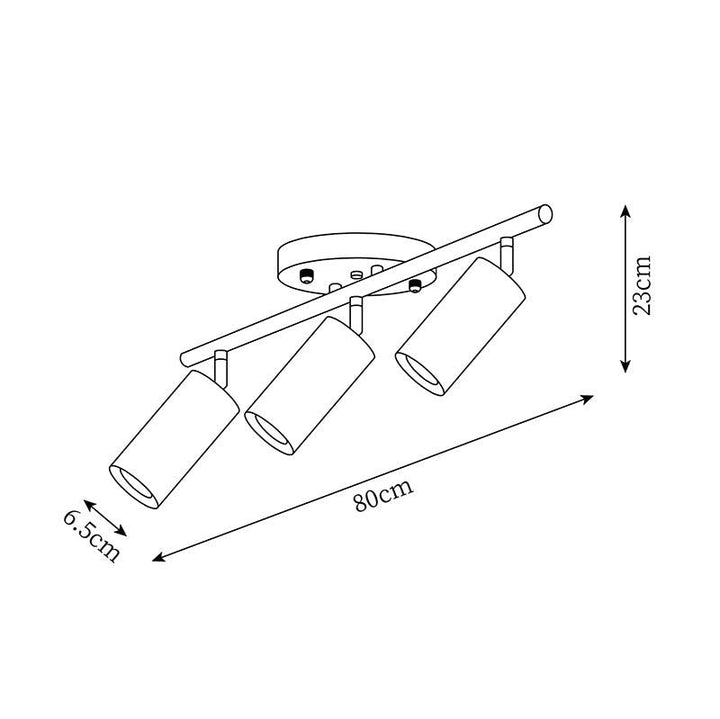 Liora Plafonnier sur Rail en Bois - Neutralighting