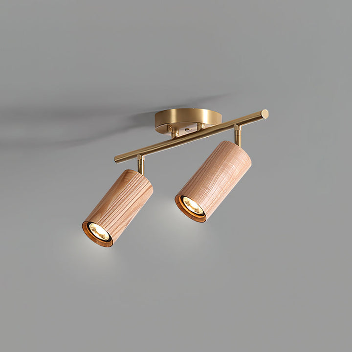 Liora Plafonnier sur Rail en Bois - Neutralighting