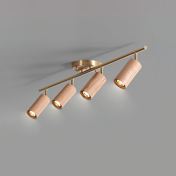 Liora Plafonnier sur Rail en Bois - Neutralighting
