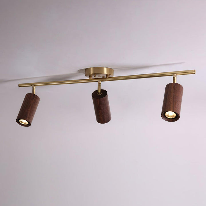 Liora Plafonnier sur Rail en Bois - Neutralighting