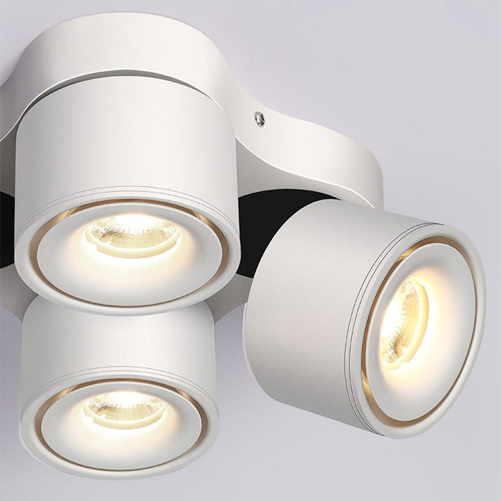 Nylaeara Lampe Plafonnier Pliable Rotatif Trois Têtes - Neutralighting