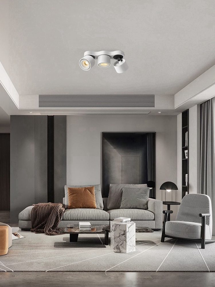 Nylaeara Lampe Plafonnier Pliable Rotatif Trois Têtes - Neutralighting