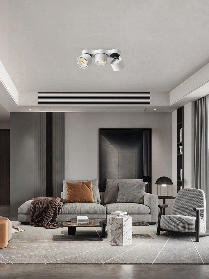 Nylaeara Lampe Plafonnier Pliable Rotatif Trois Têtes - Neutralighting