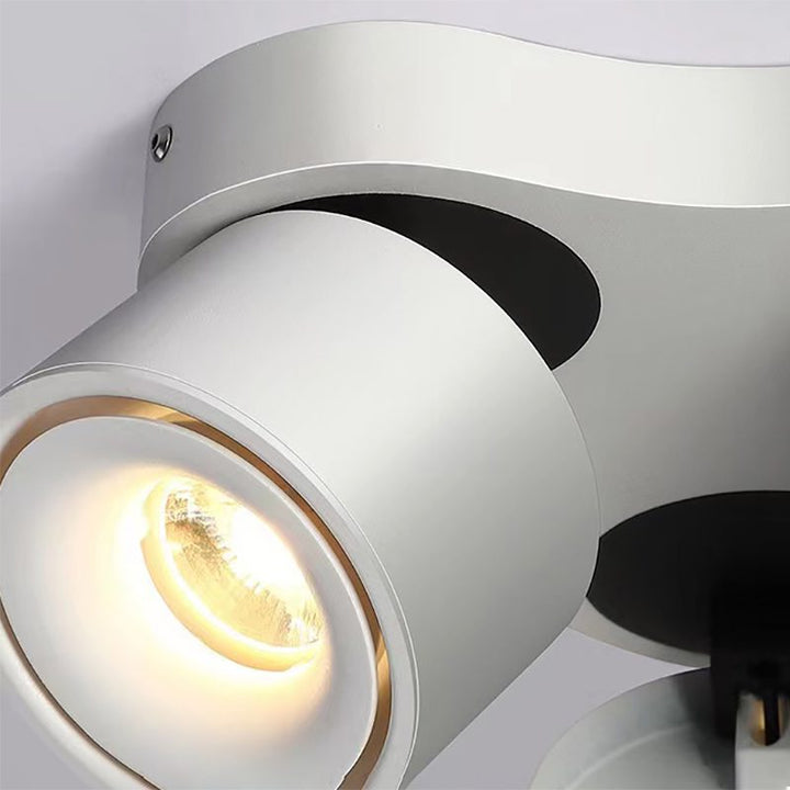 Nylaeara Lampe Plafonnier Pliable Rotatif Trois Têtes - Neutralighting