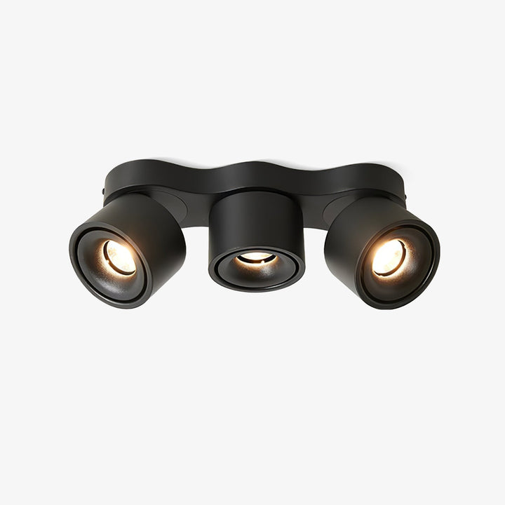 Nylaeara Lampe Plafonnier Pliable Rotatif Trois Têtes - Neutralighting
