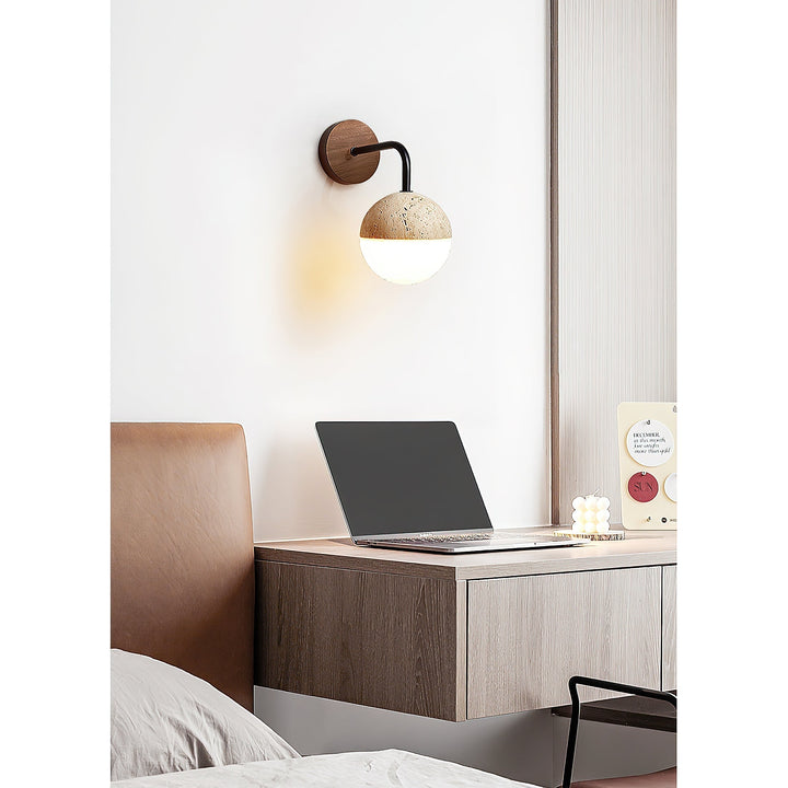 Ivmarila Moderne Minimaliste Travertin Applique Murale - Neutralighting