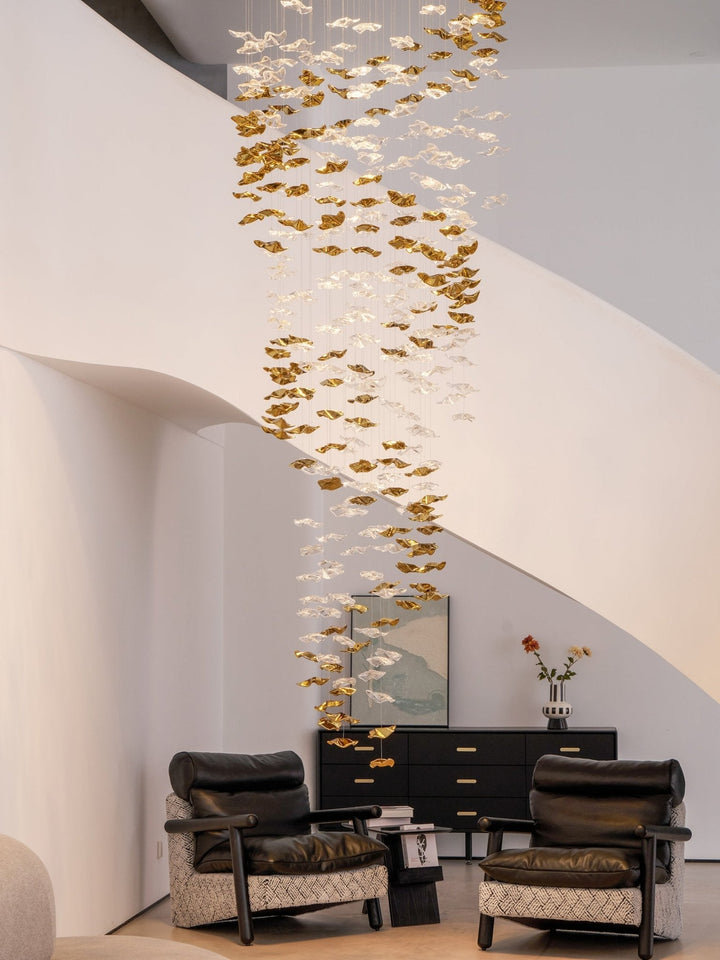 Vecarisra Suspension Lampes Art Verre Tidal Luxe - Neutralighting