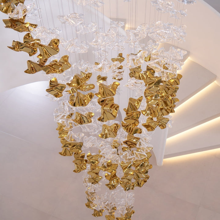 Vecarisra Suspension Lampes Art Verre Tidal Luxe - Neutralighting