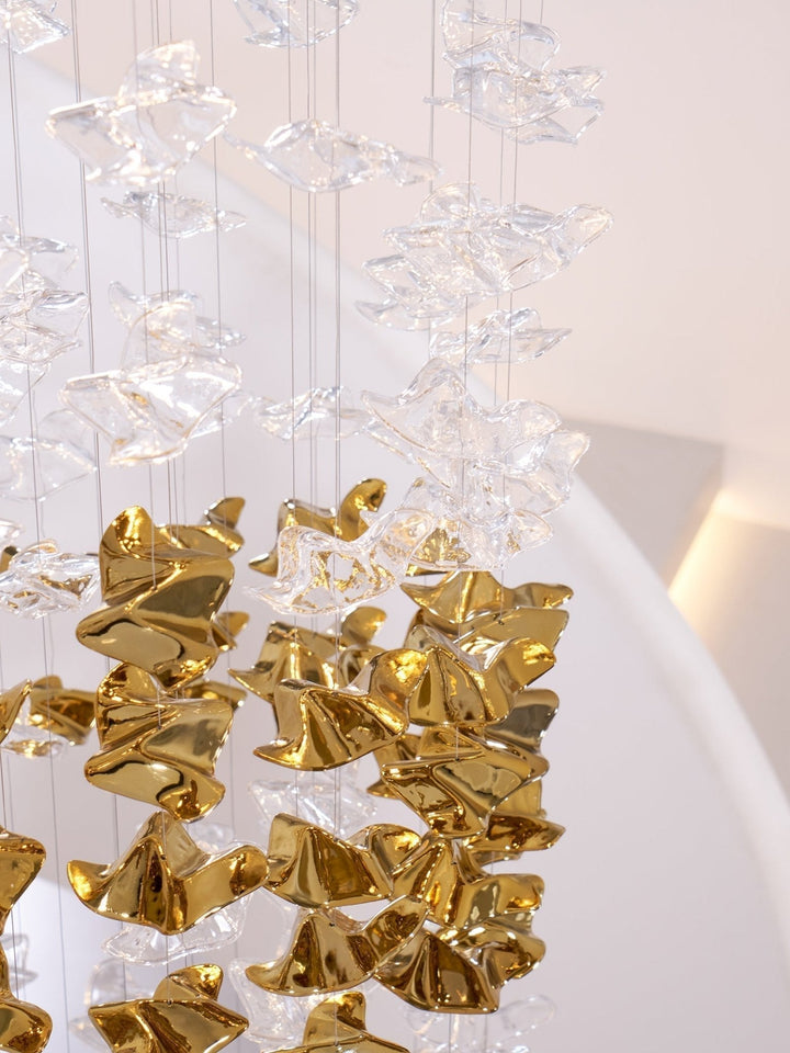 Vecarisra Suspension Lampes Art Verre Tidal Luxe - Neutralighting