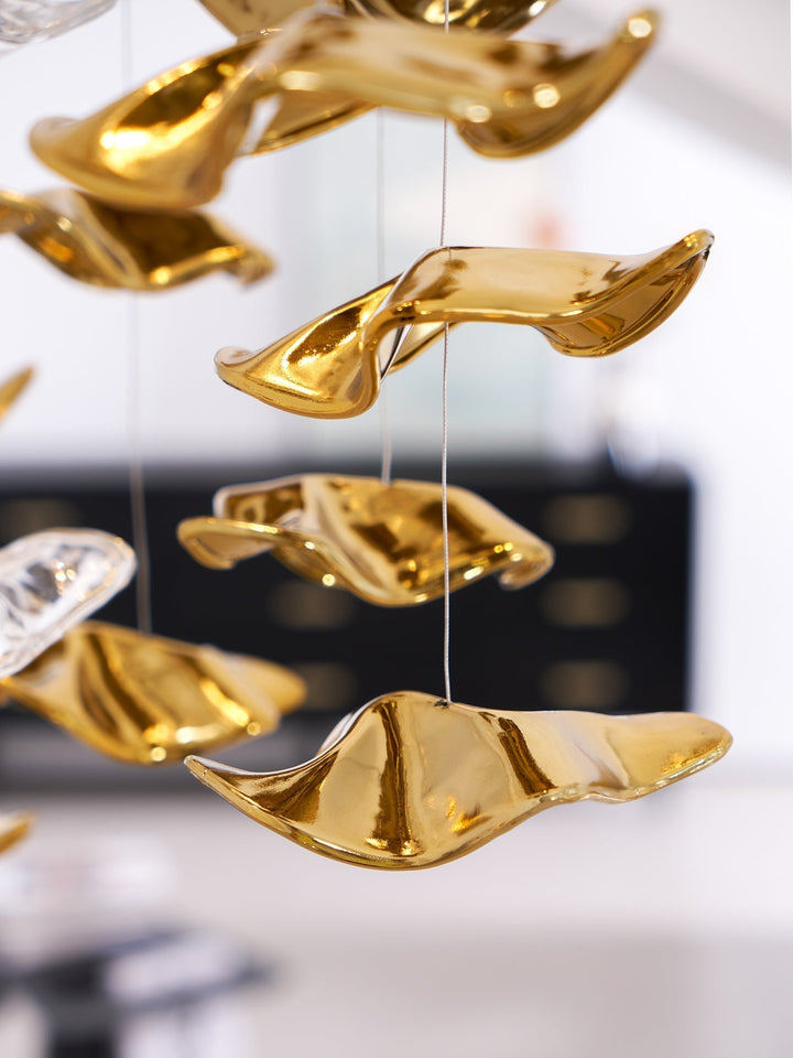 Vecarisra Suspension Lampes Art Verre Tidal Luxe - Neutralighting