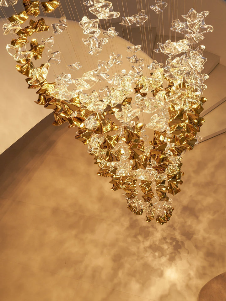 Vecarisra Suspension Lampes Art Verre Tidal Luxe - Neutralighting
