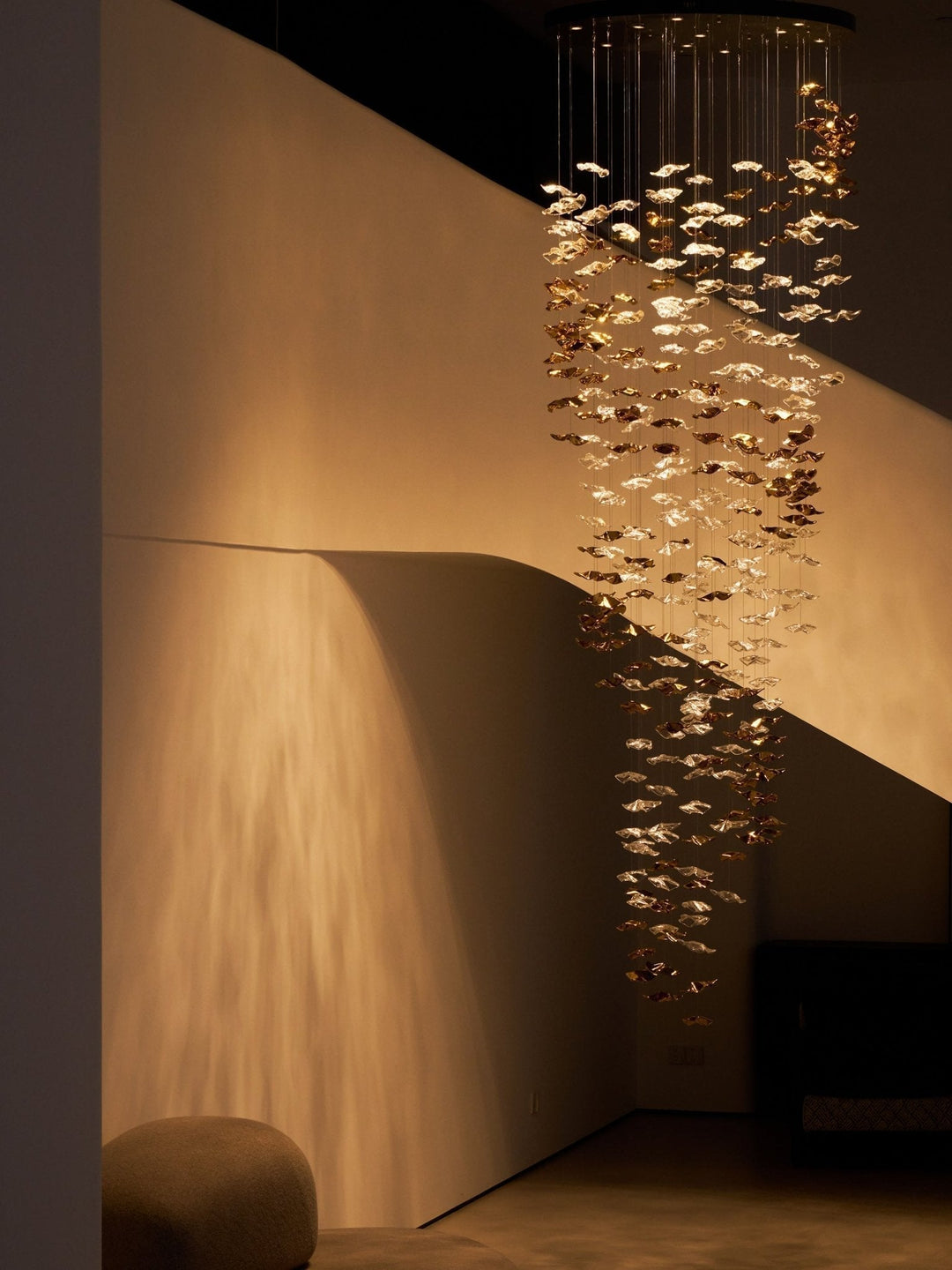 Vecarisra Suspension Lampes Art Verre Tidal Luxe - Neutralighting