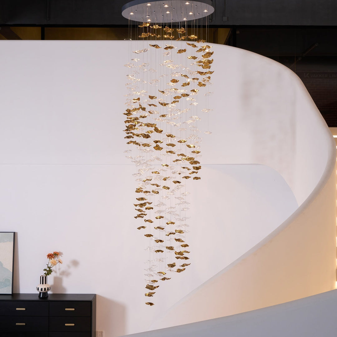 Vecarisra Suspension Lampes Art Verre Tidal Luxe - Neutralighting