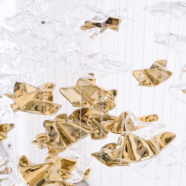 Vecarisra Suspension Lampes Art Verre Tidal Luxe - Neutralighting