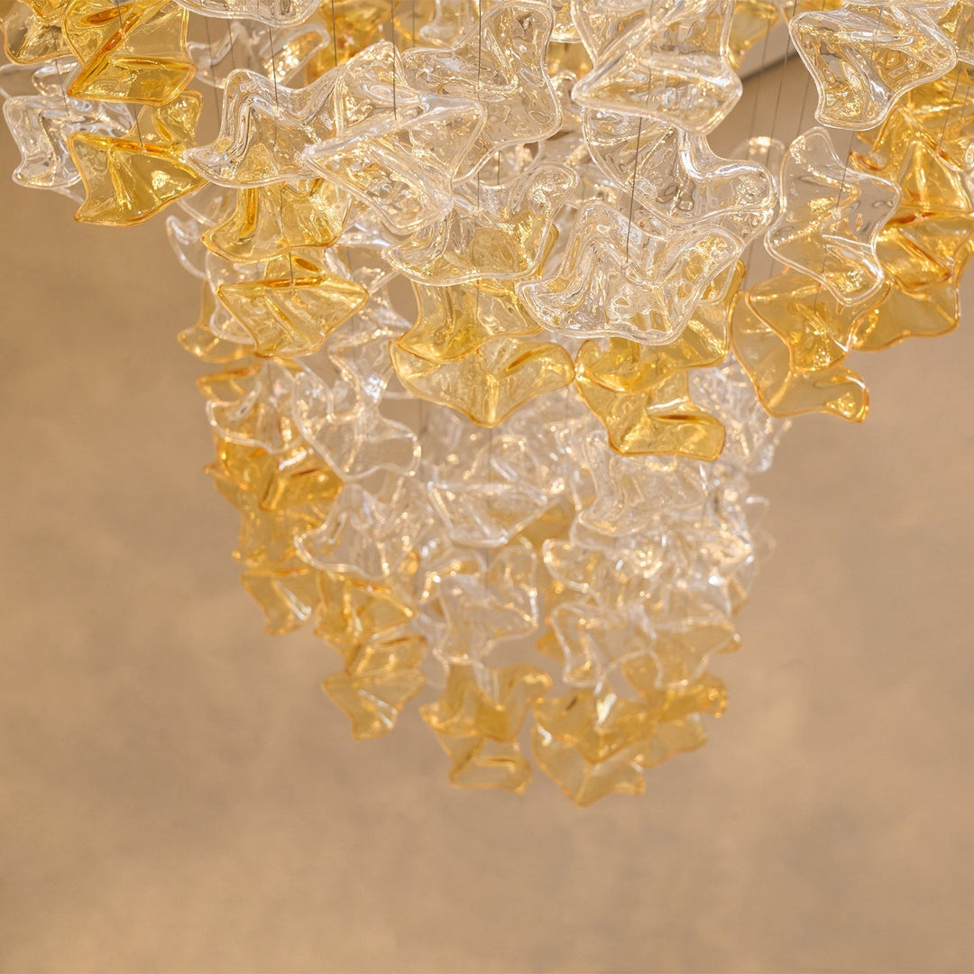 Vecarisra Suspension Lampes Art Verre Tidal Luxe - Neutralighting