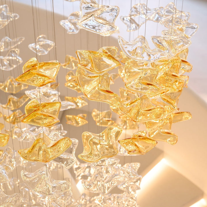 Vecarisra Suspension Lampes Art Verre Tidal Luxe - Neutralighting