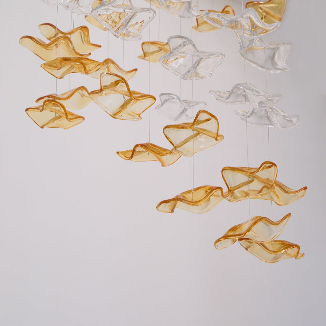 Vecarisra Suspension Lampes Art Verre Tidal Luxe - Neutralighting