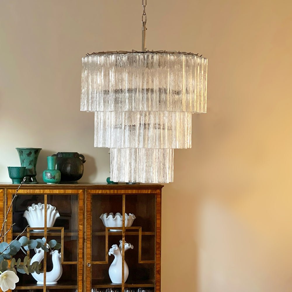 Aurora Chandelier en Verre de Luxe - Neutralighting