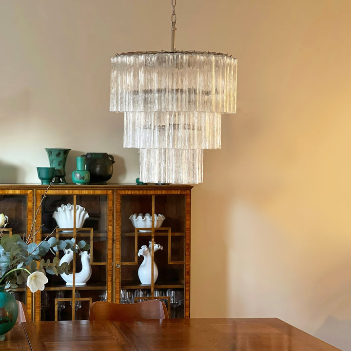 Aurora Chandelier en Verre de Luxe - Neutralighting