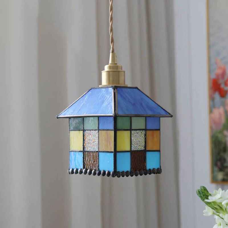 Tiffany Moderne LED Suspension Verre Chambre À Coucher - Neutralighting