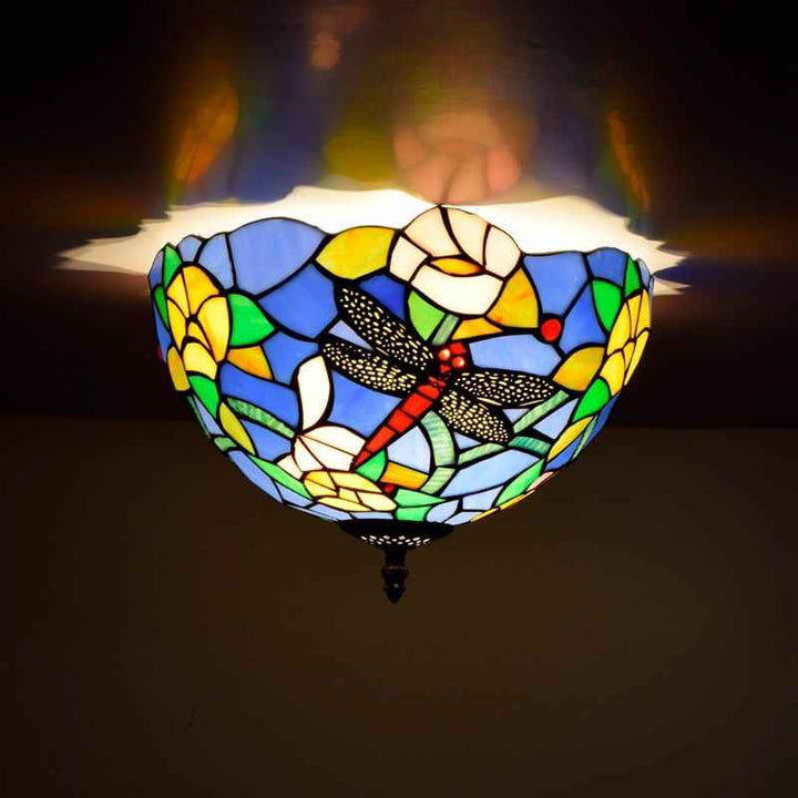 Plafonnier Tiffany Verre LED V16