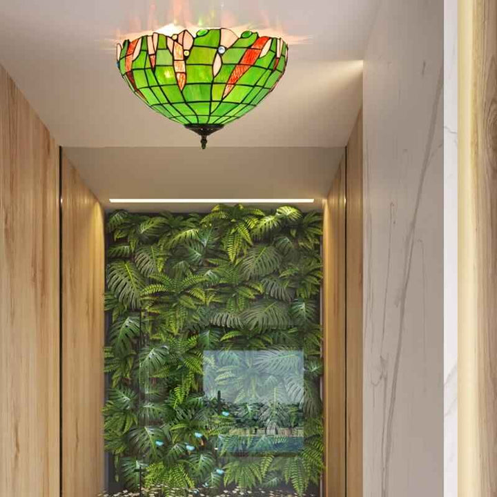 Plafonnier Tiffany en Verre – Plafonnier Raffiné