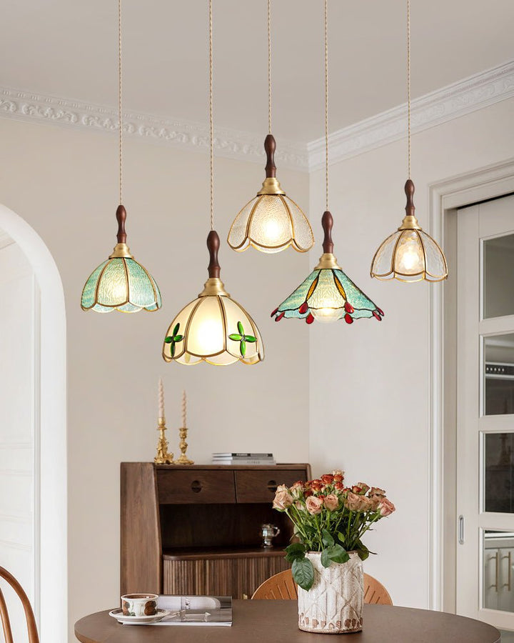 Floraner Suspension Lampe en Laiton et Verre - Neutralighting