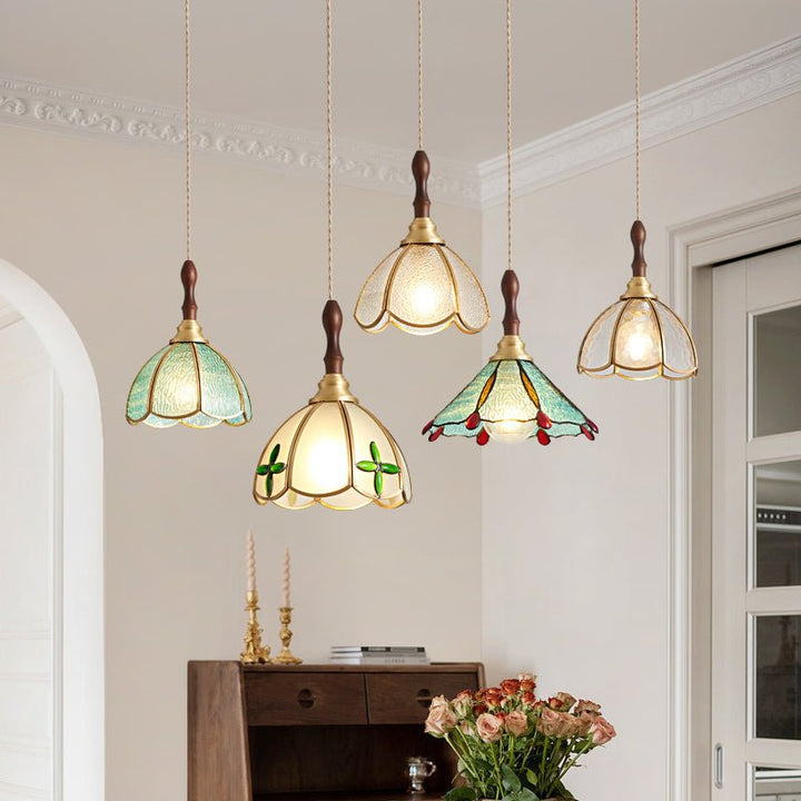 Floraner Suspension Lampe en Laiton et Verre - Neutralighting