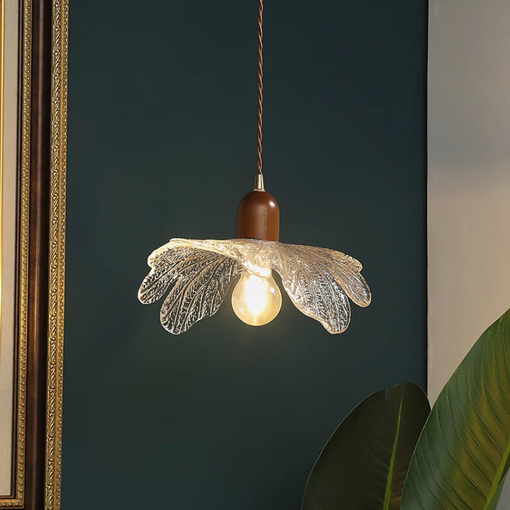 Lampe Pendante Abat-jour en Verre Tiffany Floral Charme Art Nouveau - Neutralighting