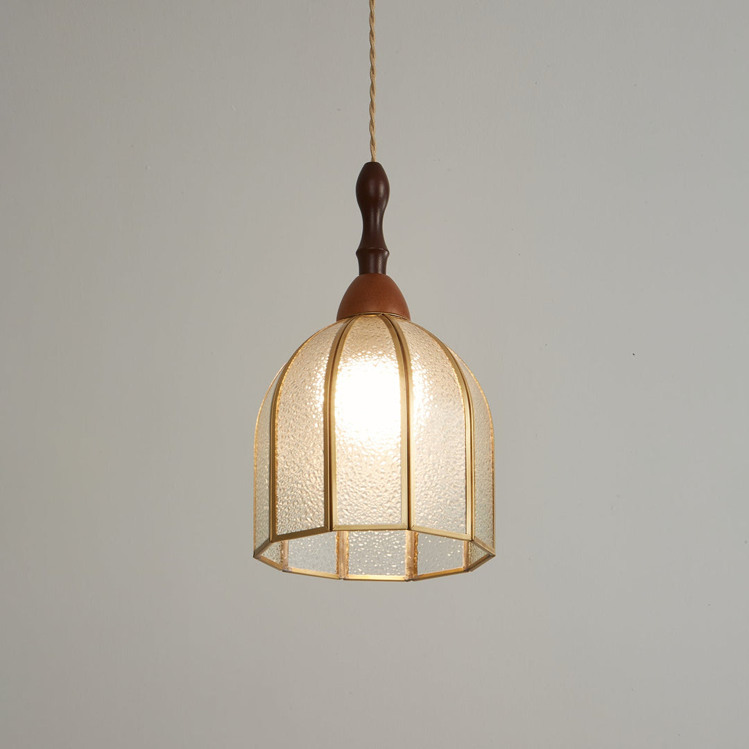 Florace Suspension Vintage en Bois et Verre - Neutralighting