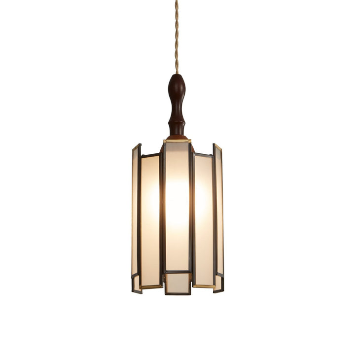 Florace Suspension Vintage en Bois et Verre - Neutralighting