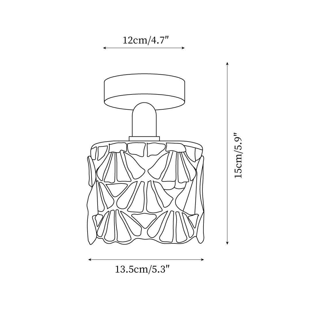 Bloom Plafonnier en Verre - Neutralighting