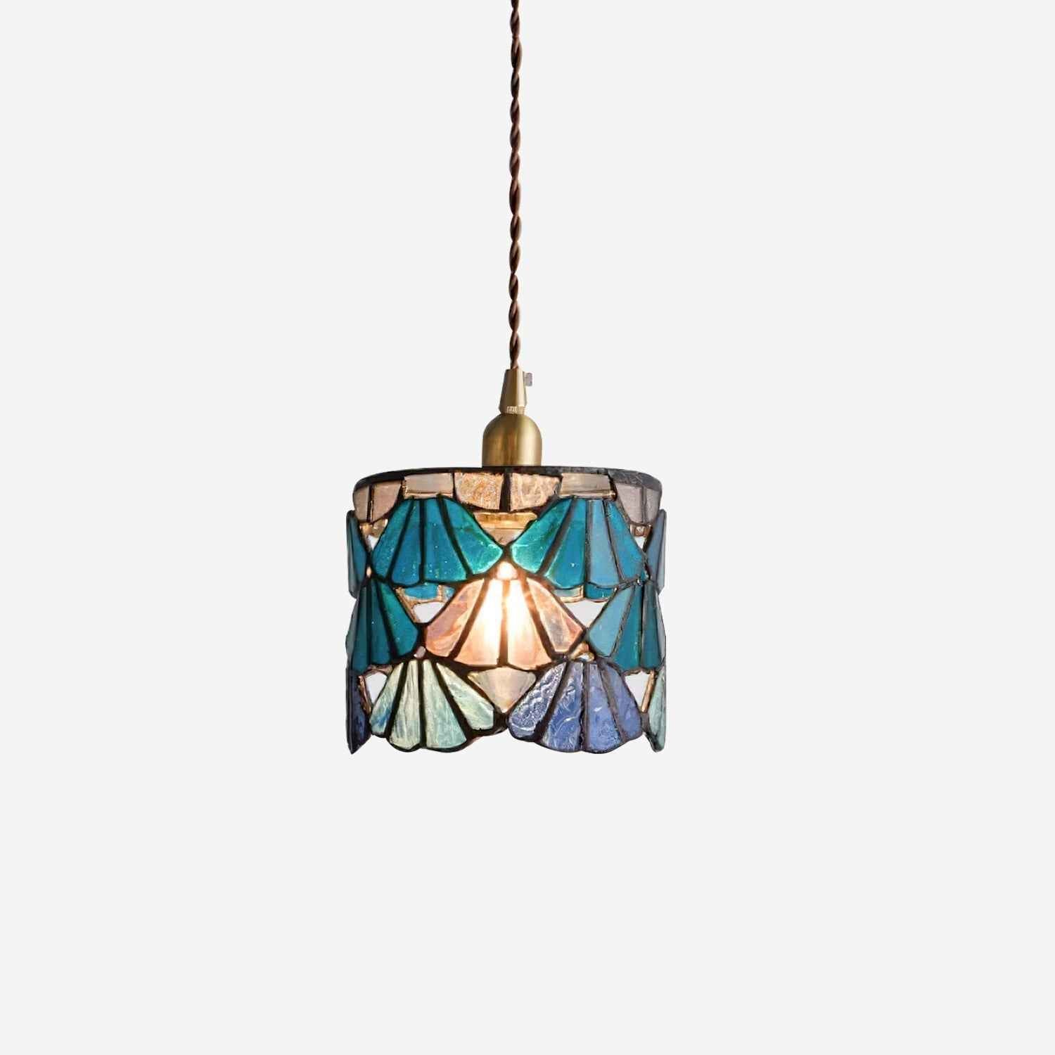 Tiffany Lampe Pendante Classique en Verre - Neutralighting