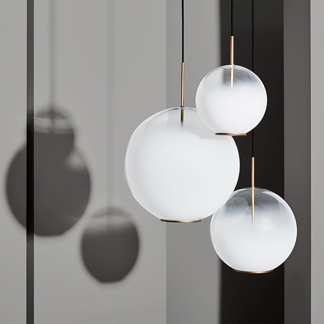 Lustra Suspension en Verre Gris Fumé - Neutralighting