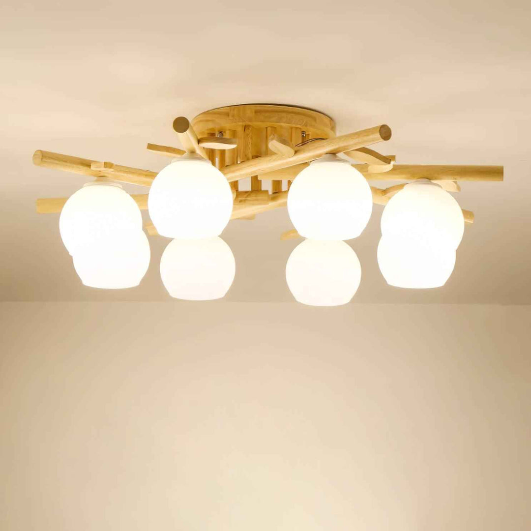 Vela Verre 24cm Blanc LED 40W