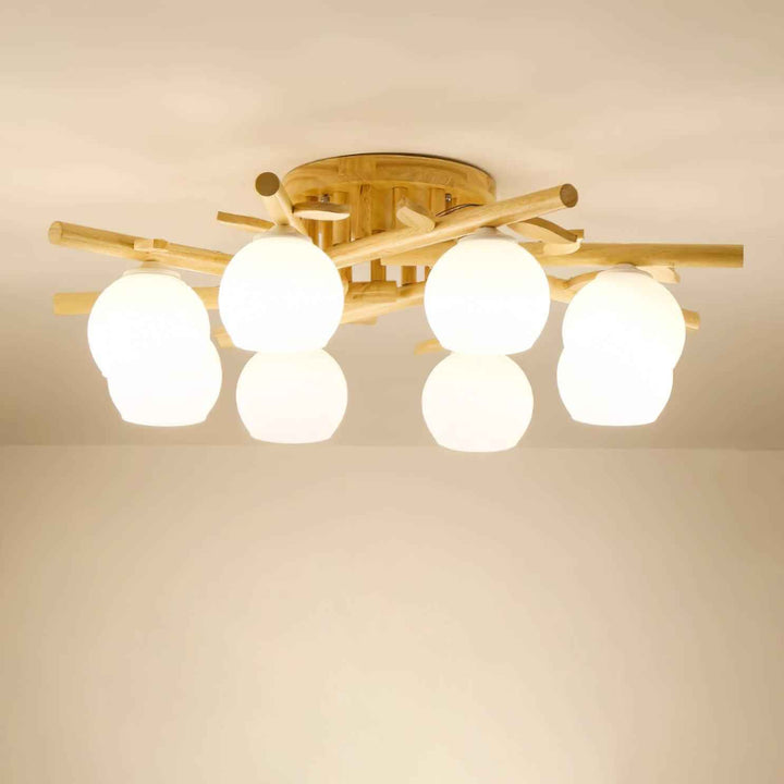 Vela Verre 24cm Blanc LED 40W