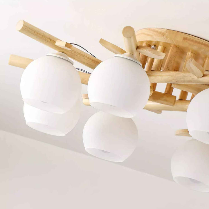 Vela Verre 24cm Blanc LED 40W