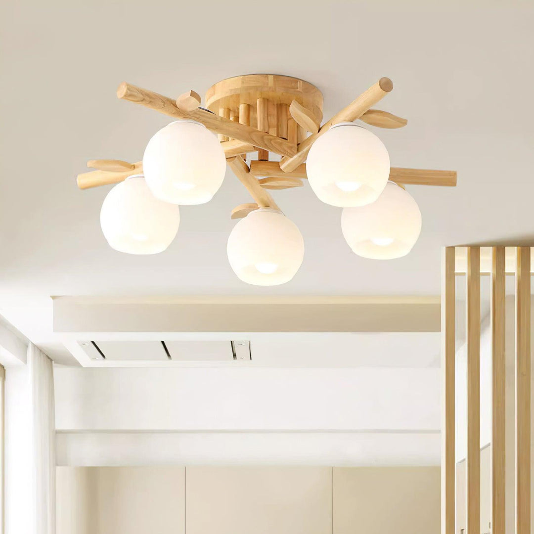 Vela Plafonnier Minimaliste en Verre - Neutralighting